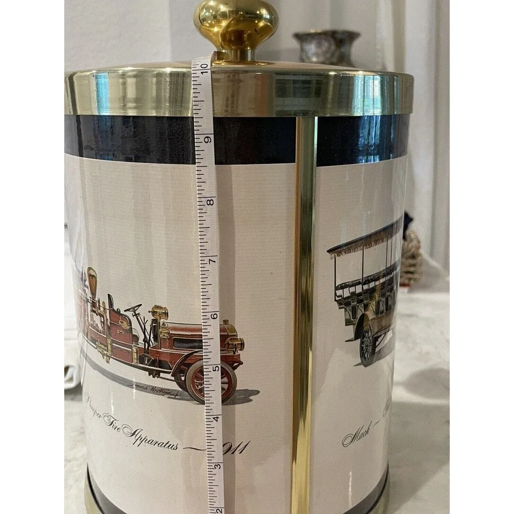 Vintage Dump Truck History Ice Bucket Bar Set America 1900 Dad Gift, Fathers Day